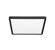 LED stropní svítidlo TERY, 24W, 3000 - 6000K, 2400Lm, IP40, černé